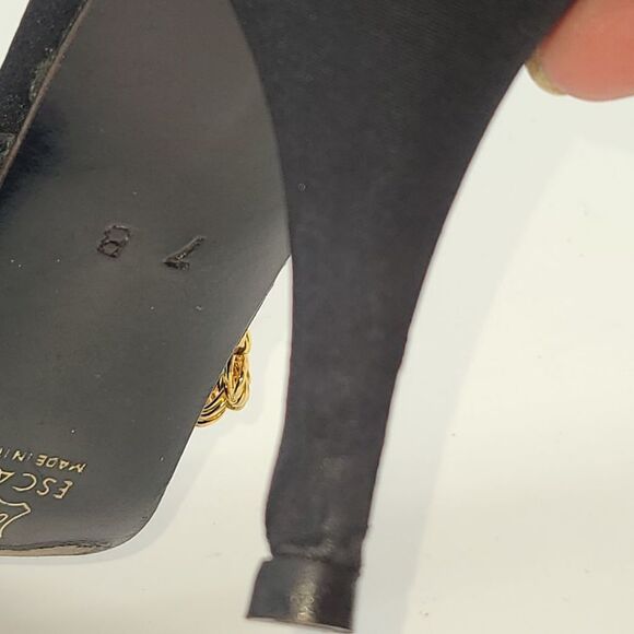 Escada Black and Gold Women's Shoes - Picture 5 of 15